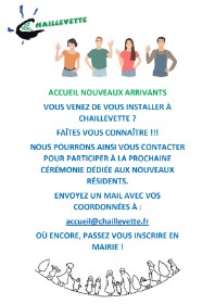 ACCUEIL NOUVEAUX RÉSIDENTS