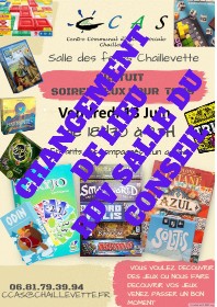 CCAS - SOIRÉE JEUX 