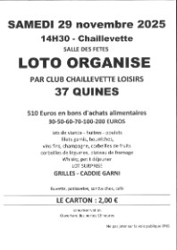 CHAILLEVETTE LOISIRS