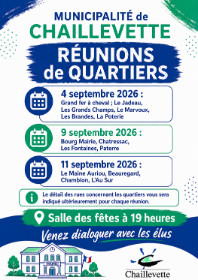 VOS REUNIONS DE QUARTIERS 