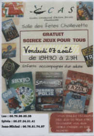 CCAS - SOIRÉE JEUX