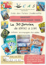 CCAS - SOIRÉE JEUX