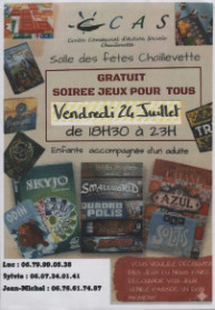 CCAS - SOIRÉE JEUX