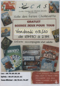 CCAS - SOIRÉE JEUX