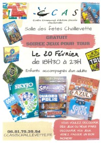 CCAS - SOIRÉE JEUX